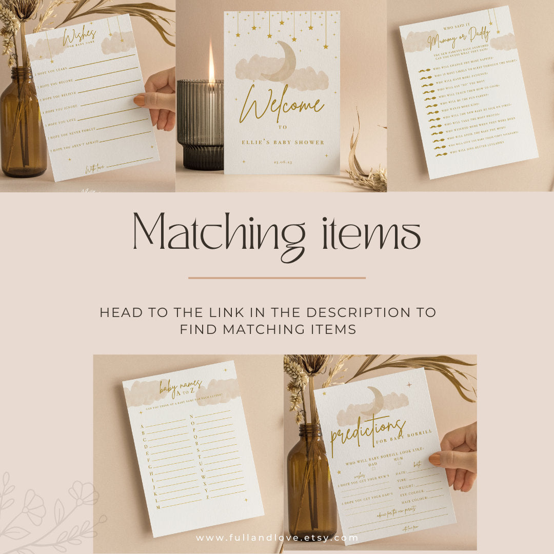 Personalised Share the Love QR Code Sign - Little Star Neutral