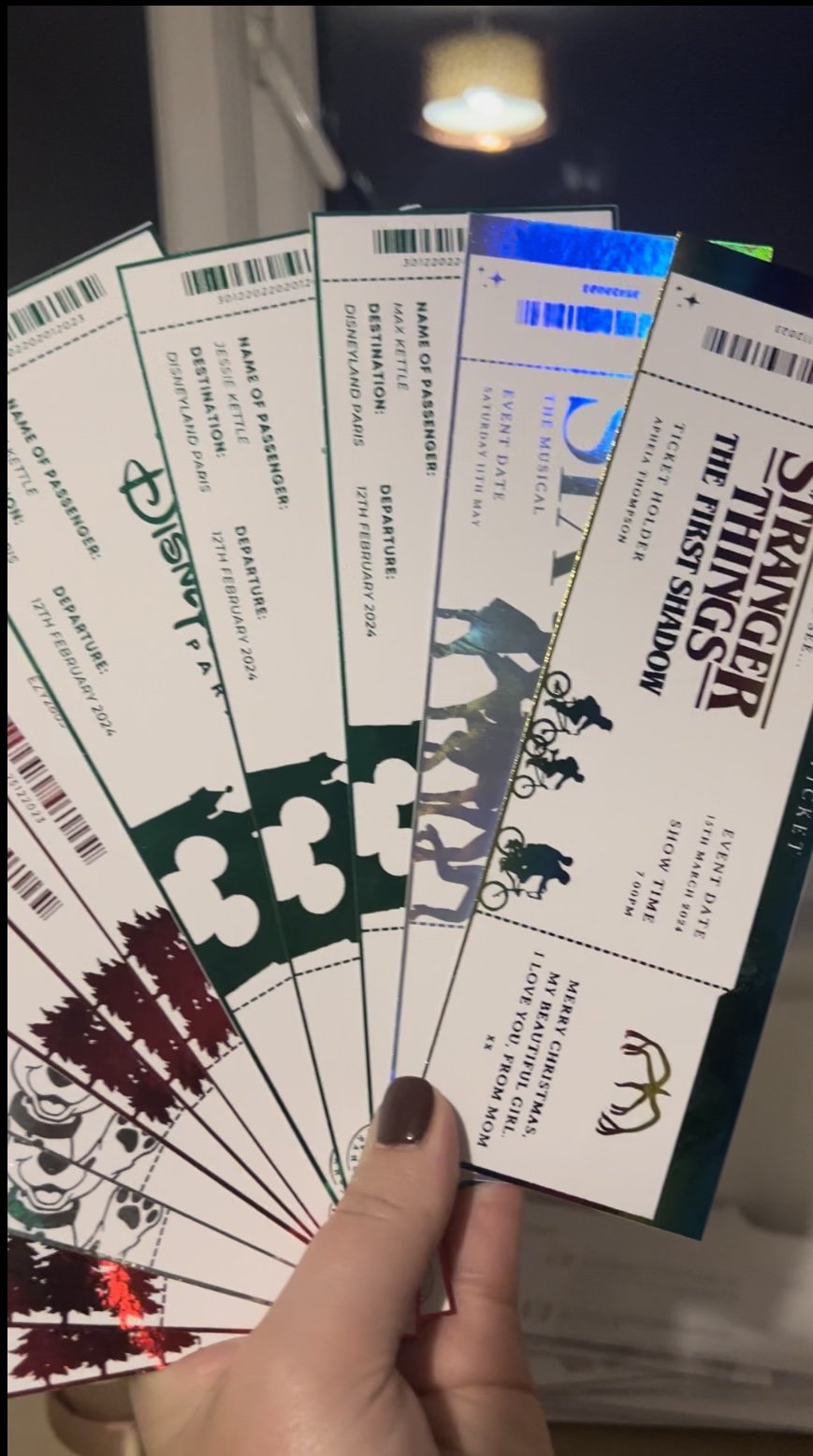 Personalised Gift Ticket - Concert & Shows