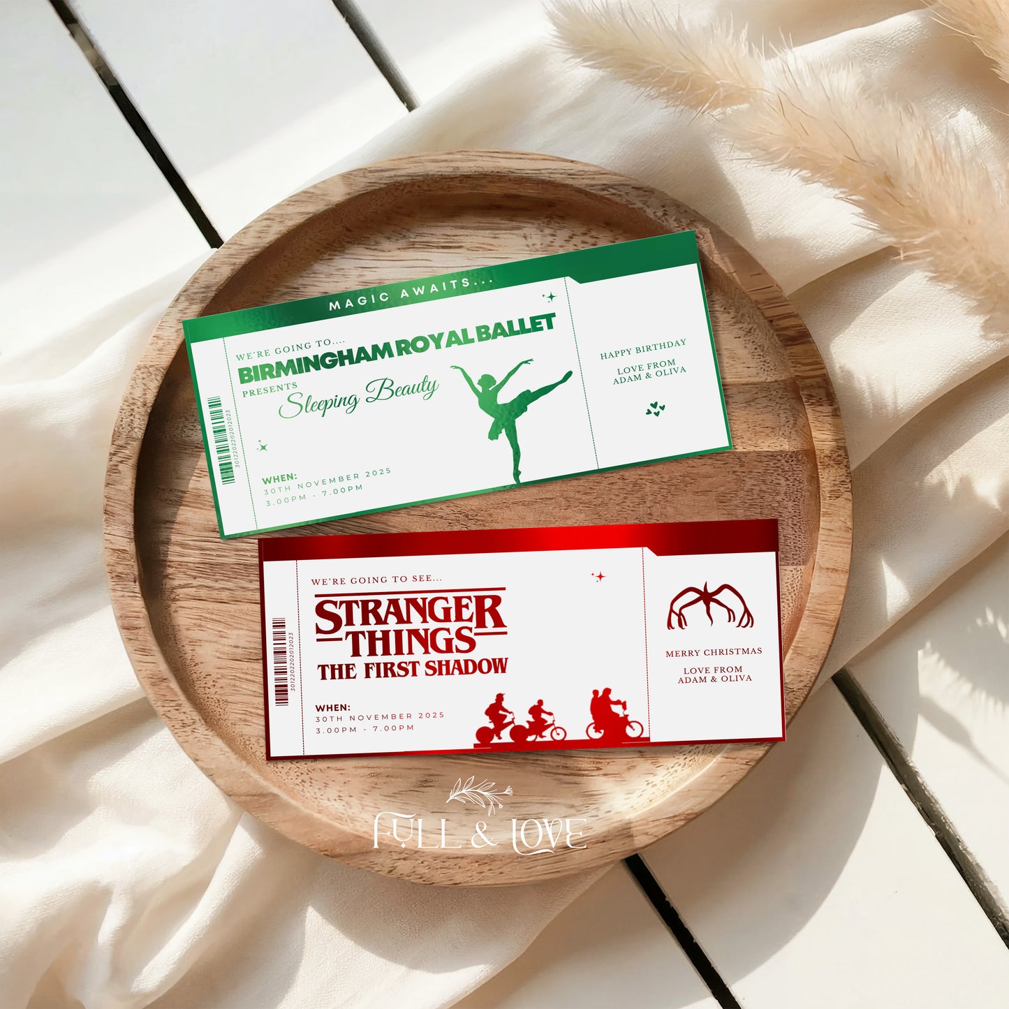 Personalised Gift Ticket - Concert & Shows