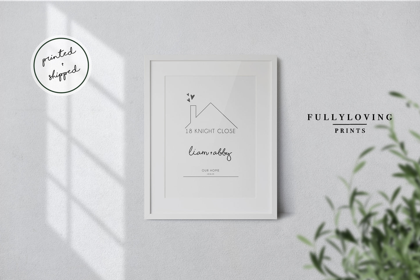 New Home Personalised Print