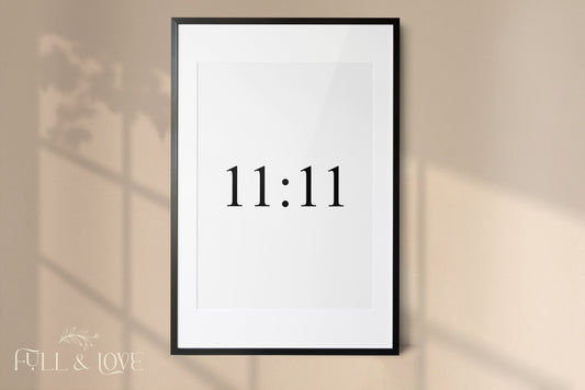 Law Of Attraction 11:11  Manifestation Print