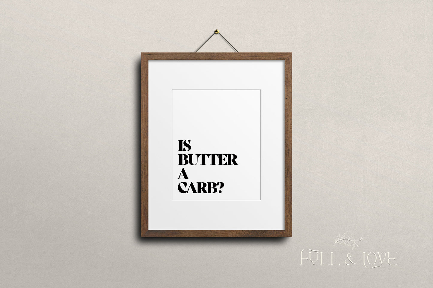 Is Butter A Carb? Quote Print