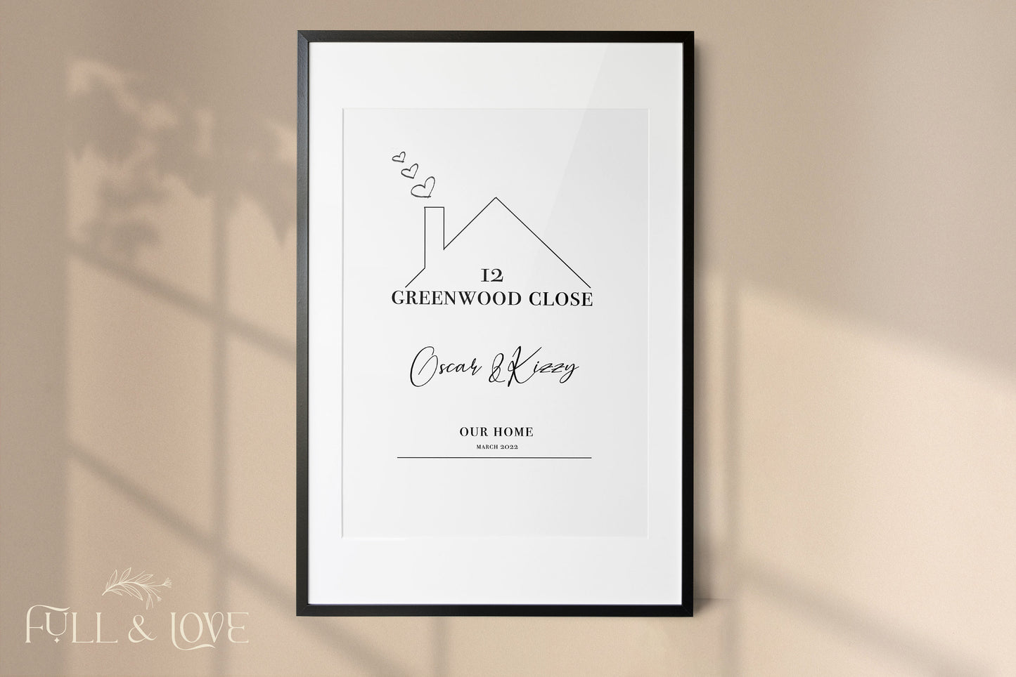 New Home Personalised Print