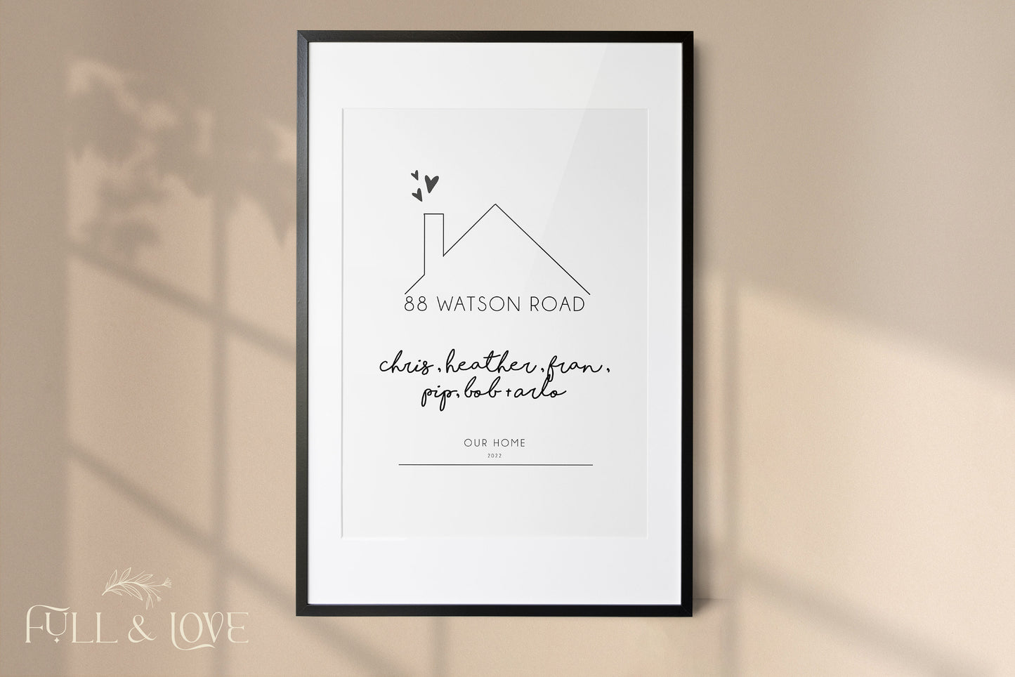 New Home Personalised Print