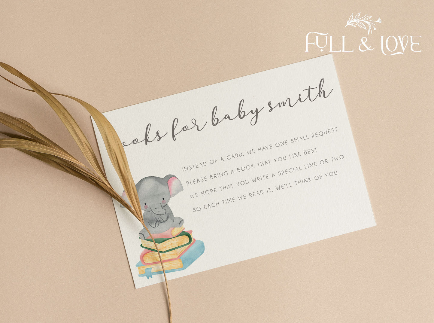 Personalised Books For Baby - Elephant