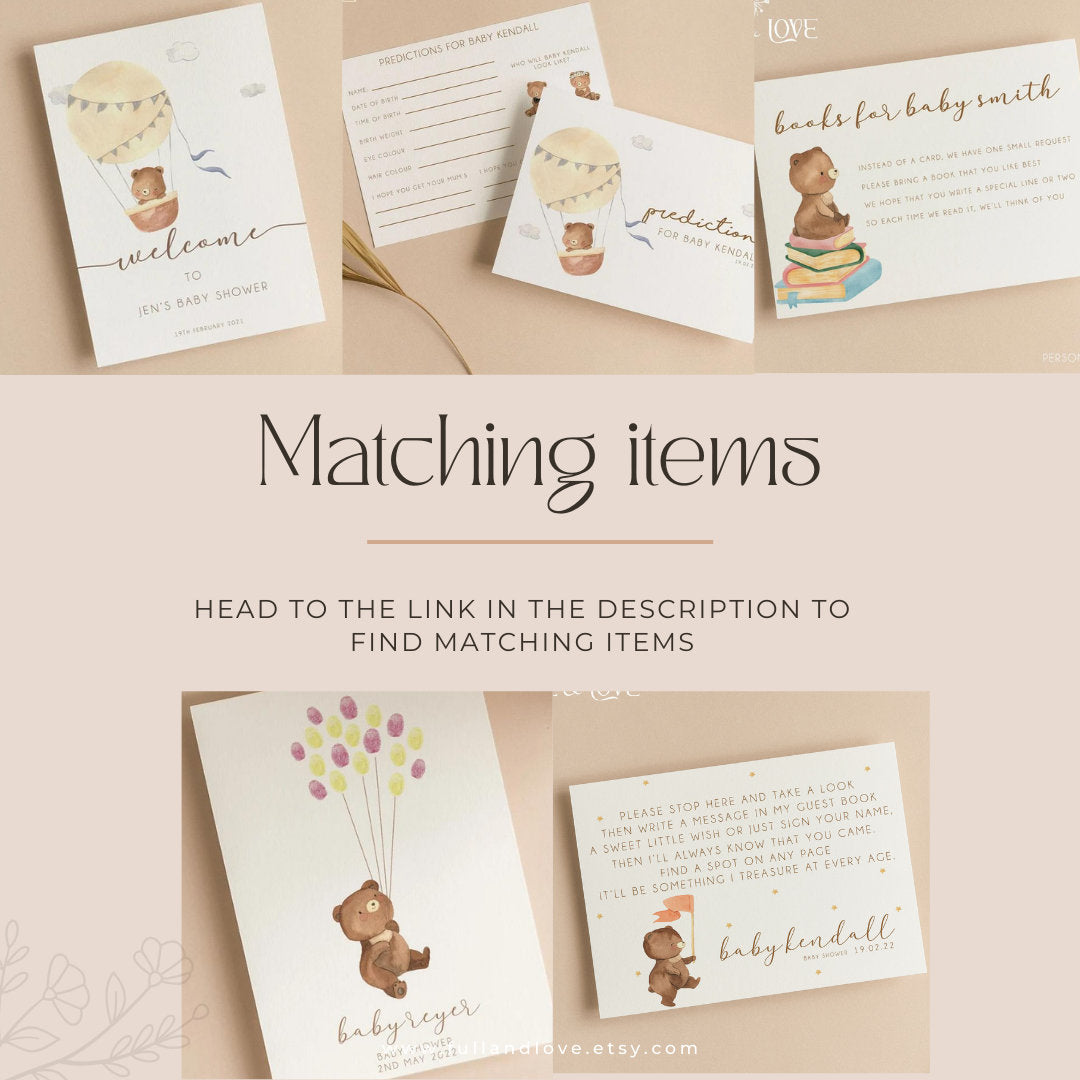 Personalised Share The Love QR Code Print  - Teddy Bear