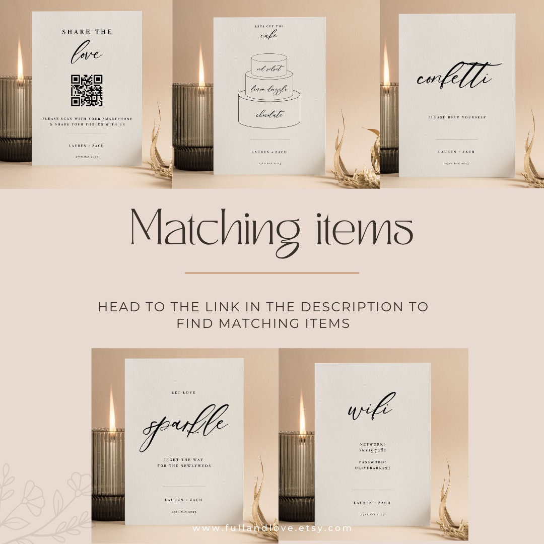 Personalised Take A Shot We've Tied the Knot Wedding Sign